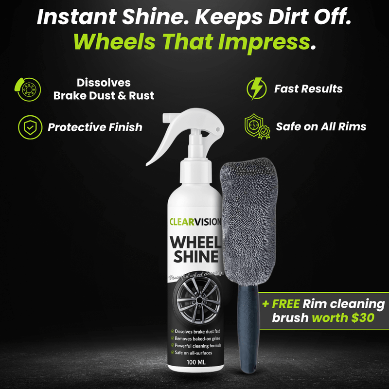 ClearVision™ – WheelShine | Rim Cleaner & Rust Remover - VIP